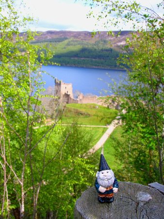 Gnome at Urquhart Castle